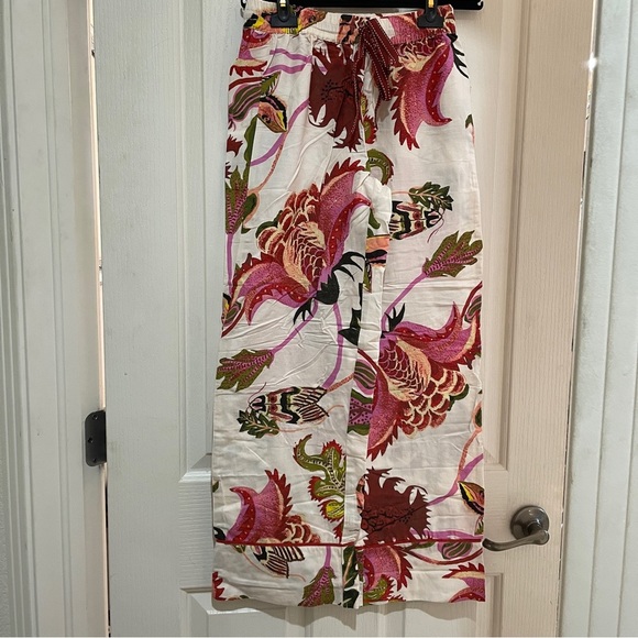 Raphael Balme for Anthropologie Flannel Sleep Pants New Pajama Pant XXS ANTHRO - Picture 10 of 12